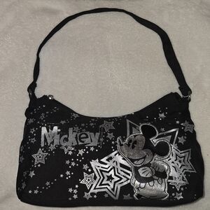 Disney - Mickey Mouse Black and Silver Women's Purse
